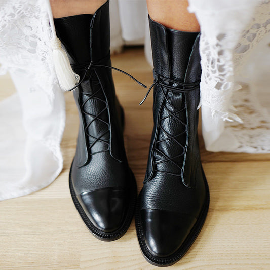 Aline - Bottes de luxe avec talon