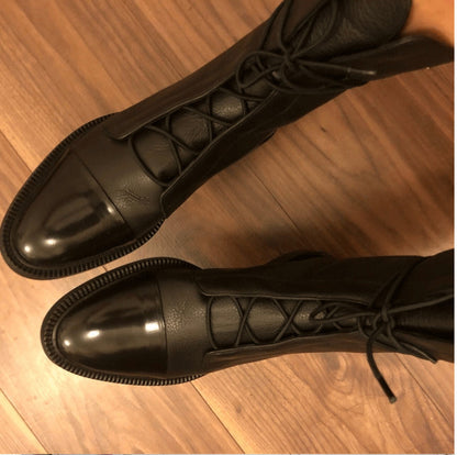 Aline - Bottes de luxe avec talon